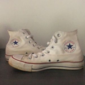 White high top Converse